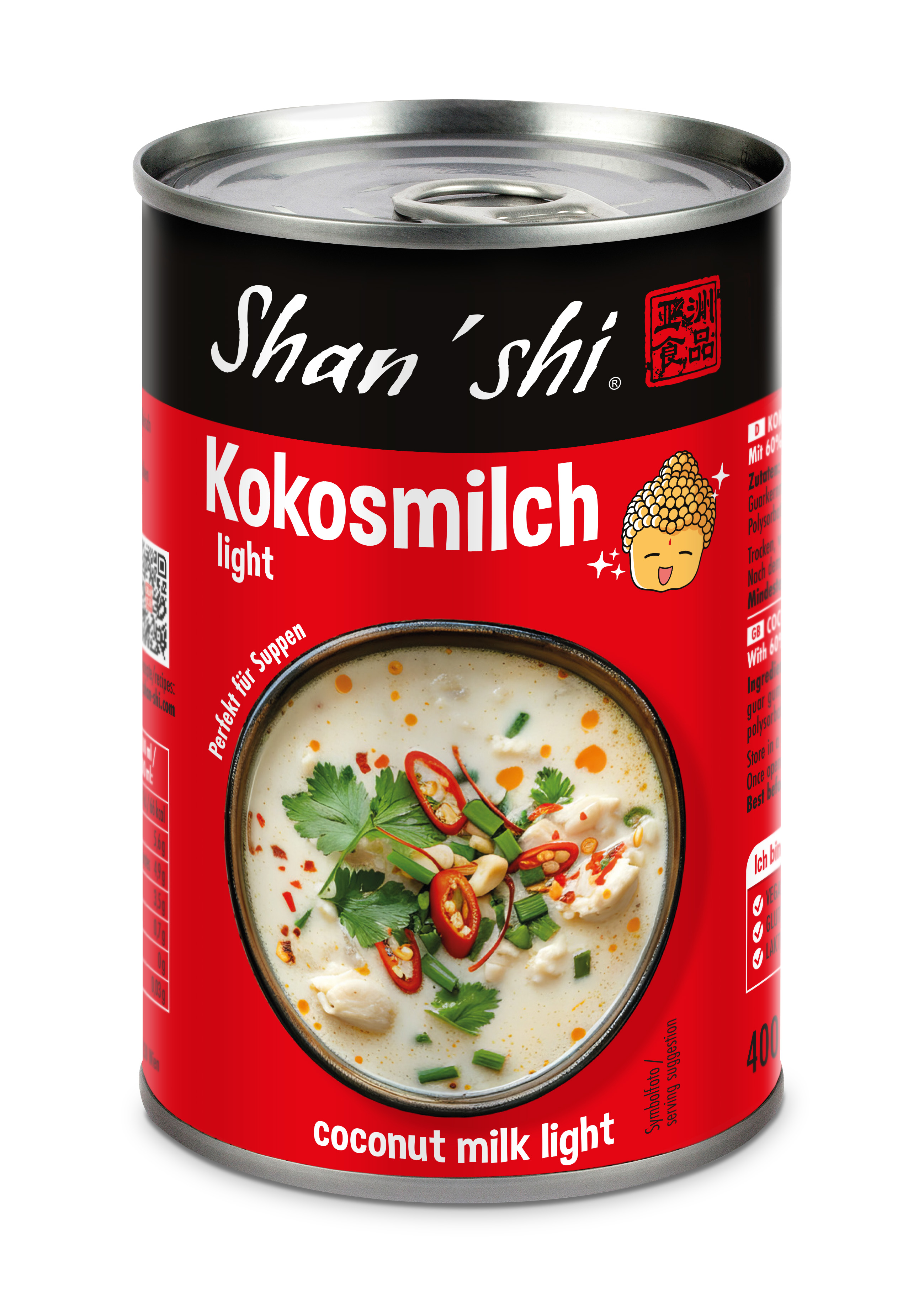 Verpackung vom Produkt Kokosmilch light 400 ml