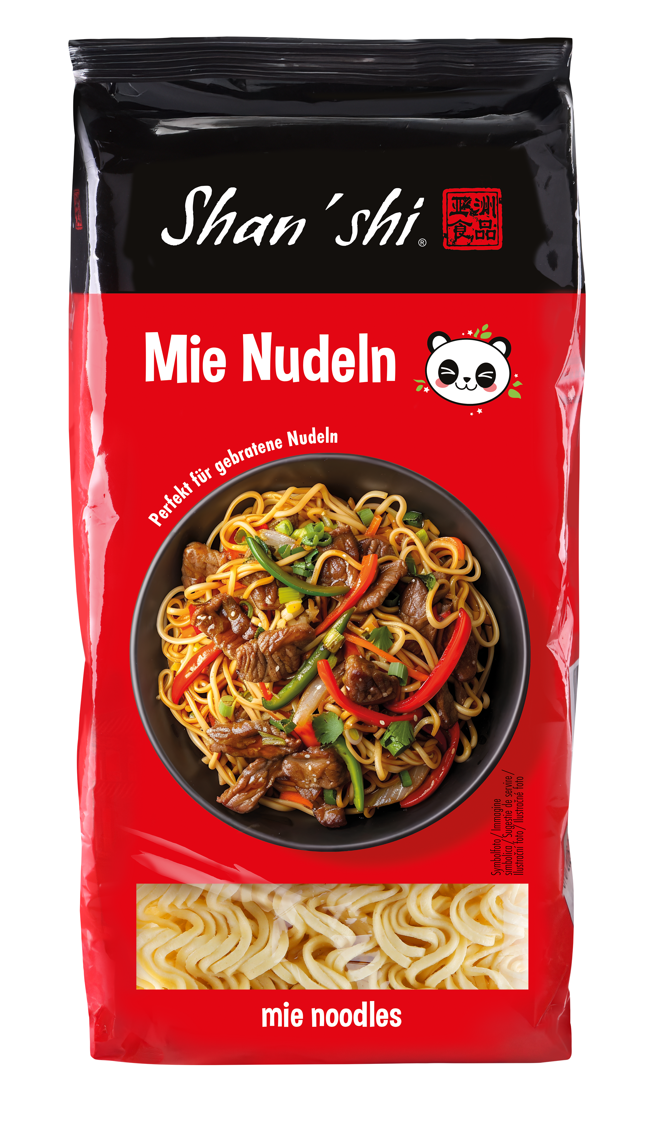 Packshot of Mie noodles
