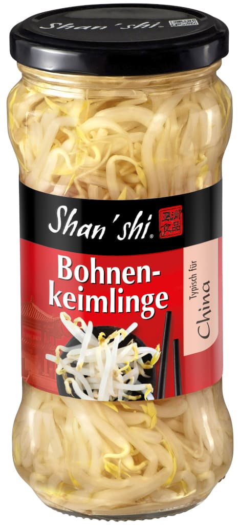 Verpackung vom Produkt Bohnenkeimlinge