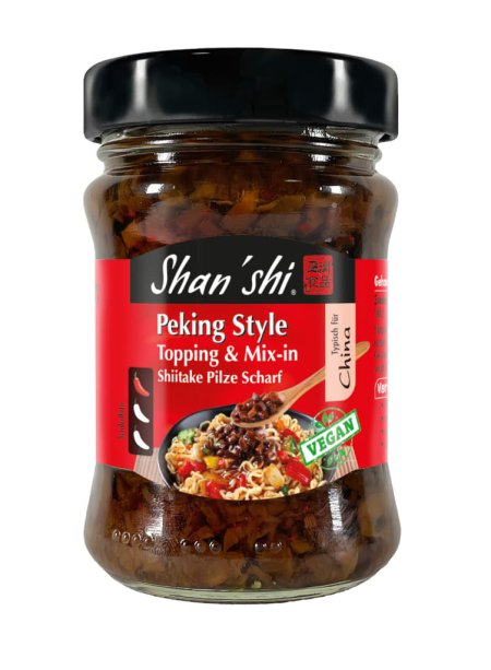 Packshot Peking Style Topping & Mix-in Shiitake Pilze Scharf