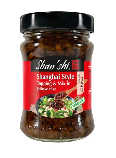 Packshot Shanghai Style Topping & Mix-in Shiitake Pilze