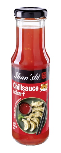 Packshot of Chilisauce scharf (chili sauce hot)