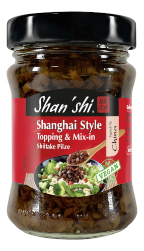 Packshot of Topping &amp; Mix In Shanghai Style Shiitake Pilze